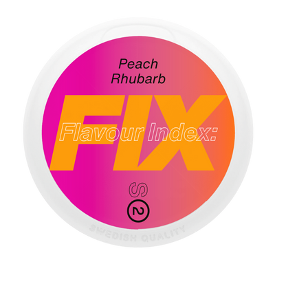 FIX Peach Rhubarb 8mg - Pouch Australia